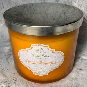 Peach Meringue 3-Wick Candle from Bath & Body Works/White Barn (2016)